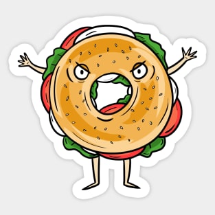 All or Nothing Bagel Sticker